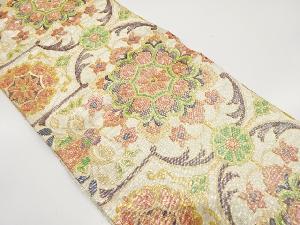 佐賀錦　華紋模様織り出し　袋帯